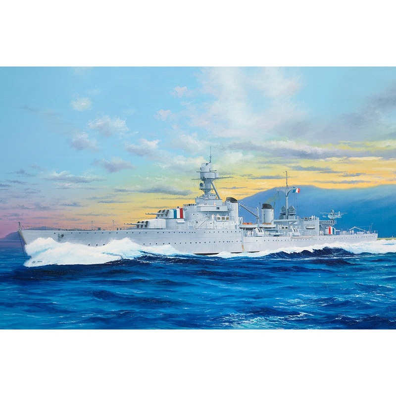 1/350 French Light Cruiser Marseillaise Plastic Model Kit