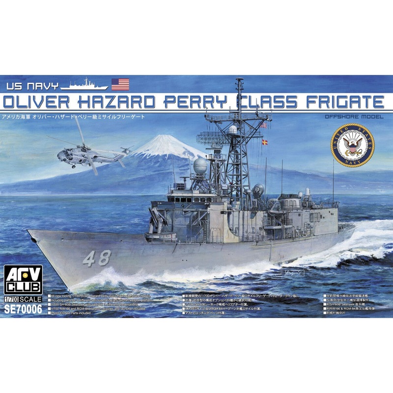 1/700 US Navy Oliver Hazard Perry Class Frigate Plastic Model Kit  ”Aust Decals”
