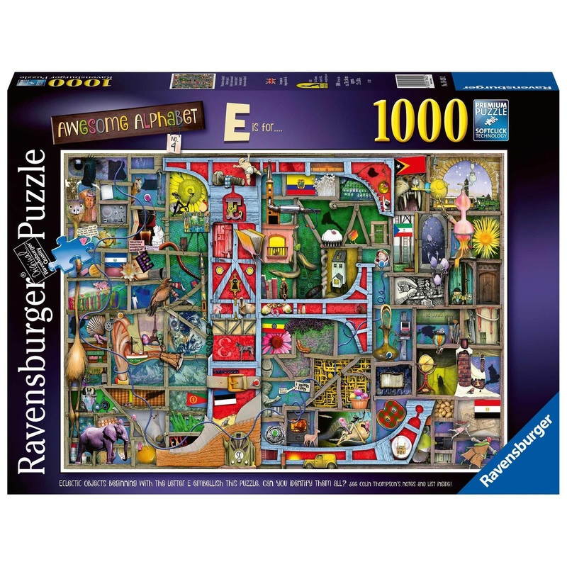 1000pc Awesome Alphabet E Puzzle