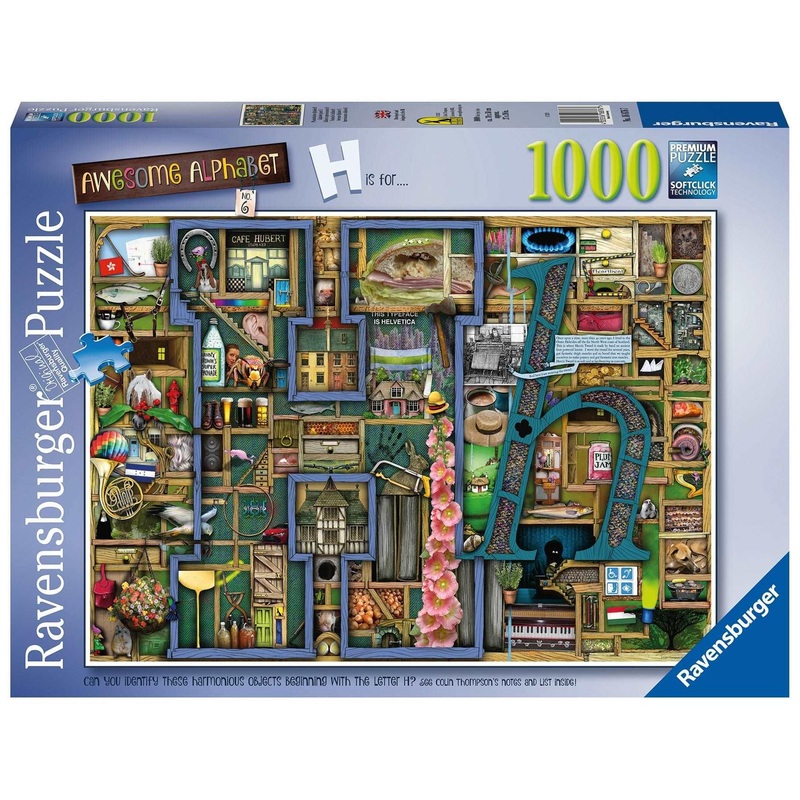 1000pc Awesome Alphabet H Puzzle