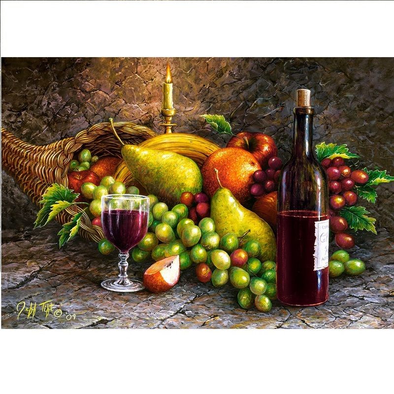 1000pc Fruit And Wine Puzzle