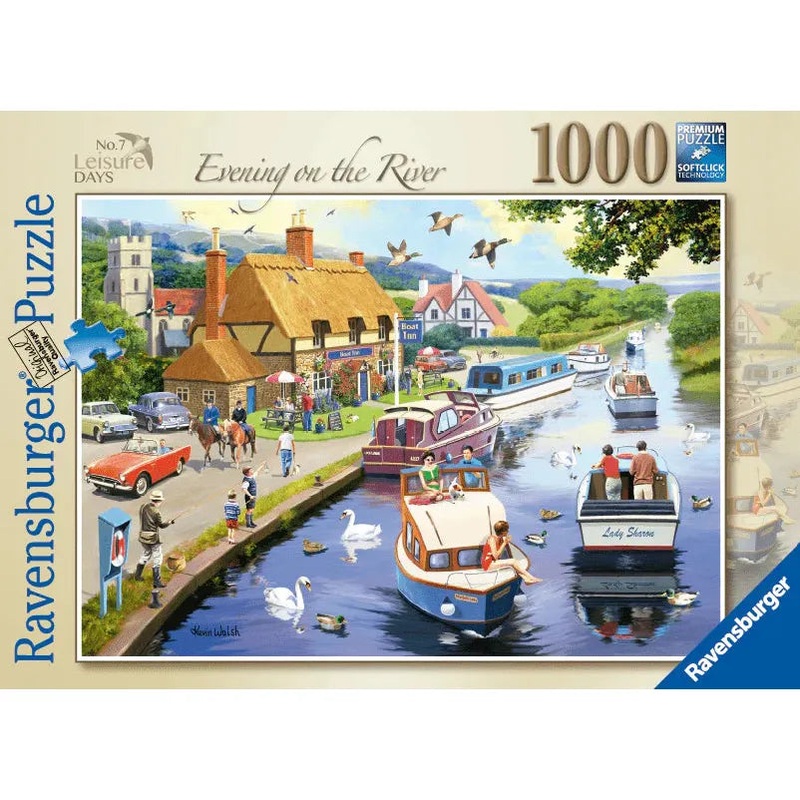 1000pc Leisure Days No.7 Evening on River Puzzle