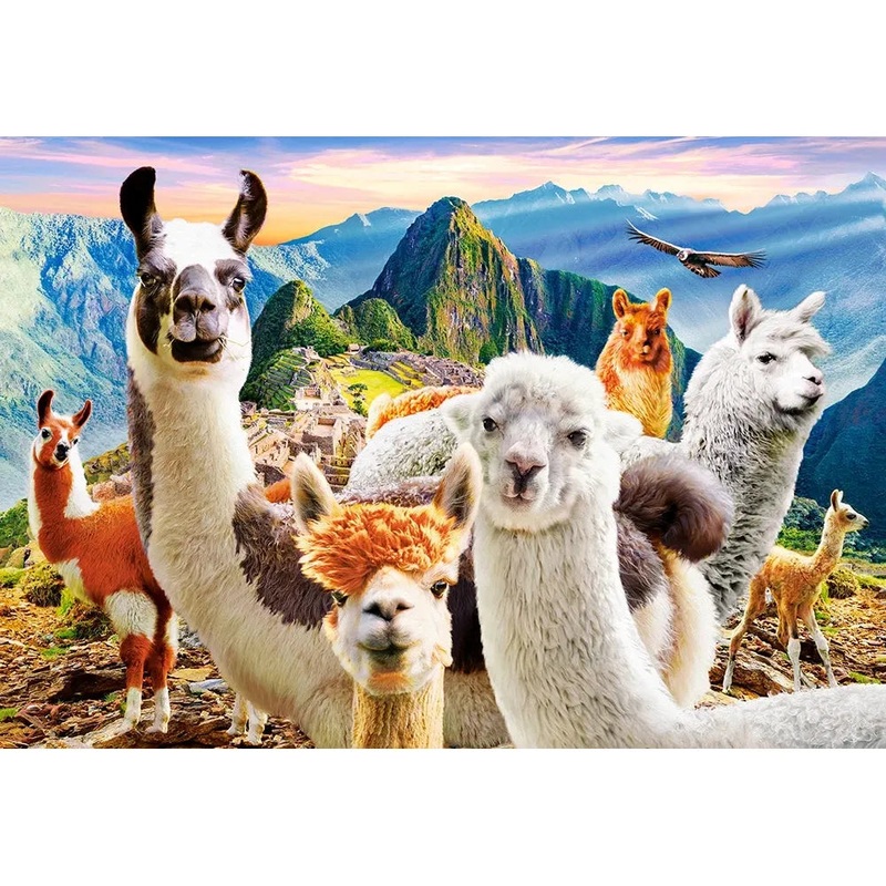 1000pc Llamas Selfie Puzzle