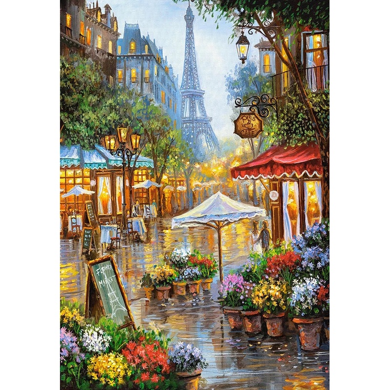 1000pc Spring Flowers Paris Puzzle