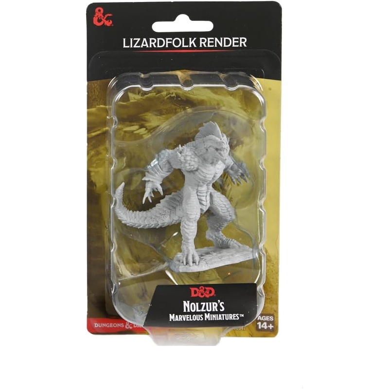 D&D Nolzur’s Marvelous Unpainted Miniatures: Lizardfolk Render