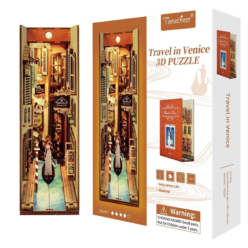 Travel in Venice Book Nook Kit
