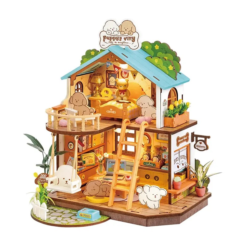 DIY Mini House Puppys Cozy Villa