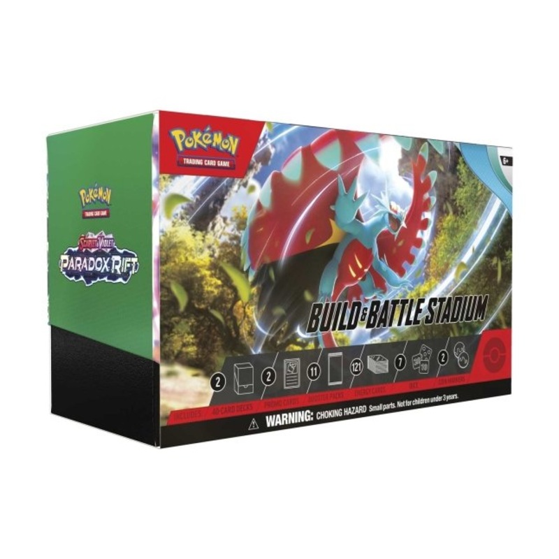 TCG Scarlet & Violet 4 Paradox Rift Build & Battle Stadium