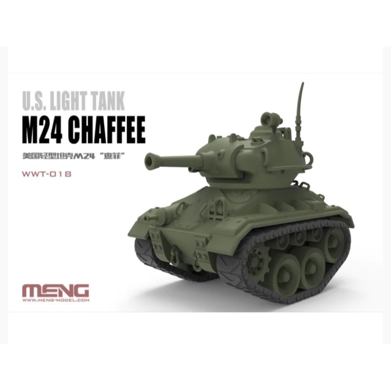 U.S. Light Tank M24 Chaffee (Cartoon Model)