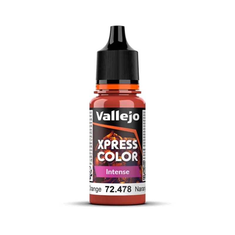 Vallejo Xpress Color Intense Phoenix Orange 18 ml Acrylic Paint