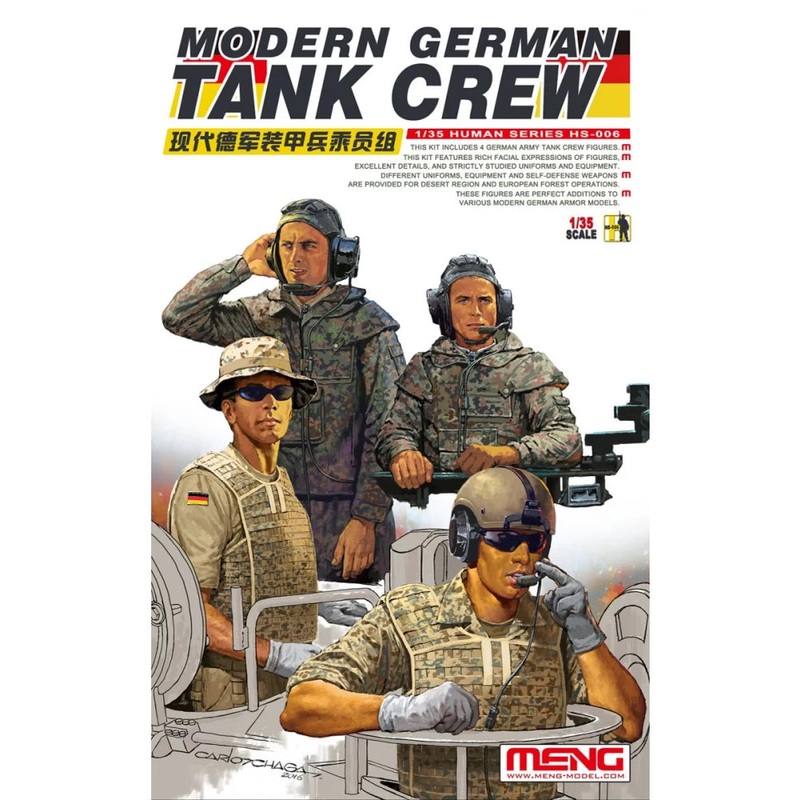 1/35 Modern German Tank Crew