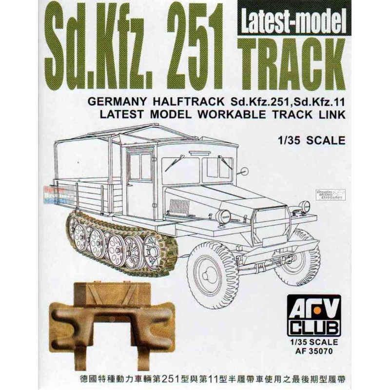1/35 Sd.Kfz.251 & 11 Latest Model Track Link Conversion Kit