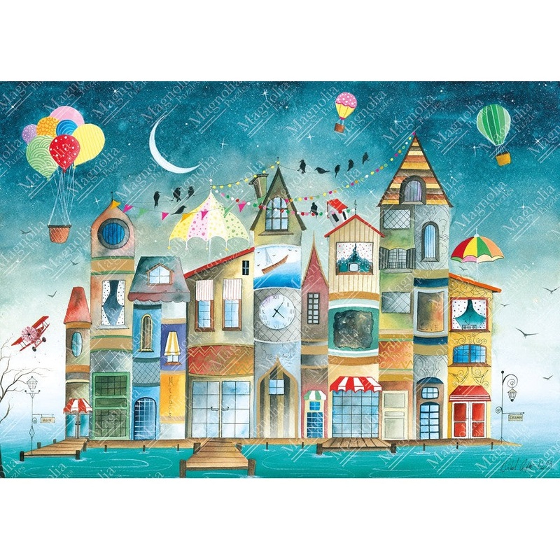 1000pc Houses I Read Nihal Cifter Special Edition Jigsaw Puzzle