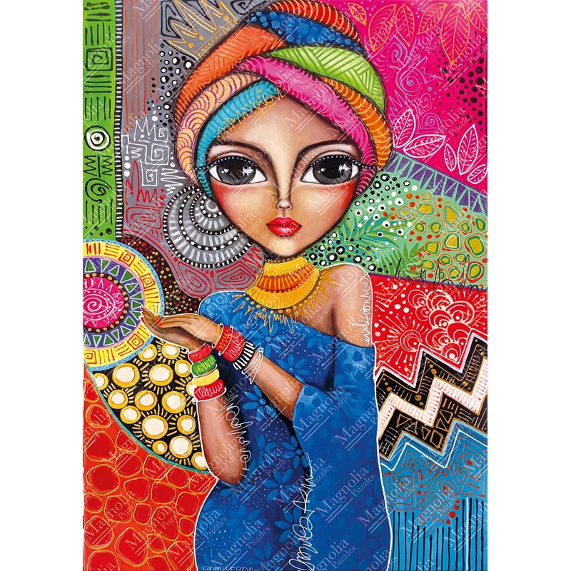 1000pc The Brunette Romi Lerda Special Edition Jigsaw Puzzle