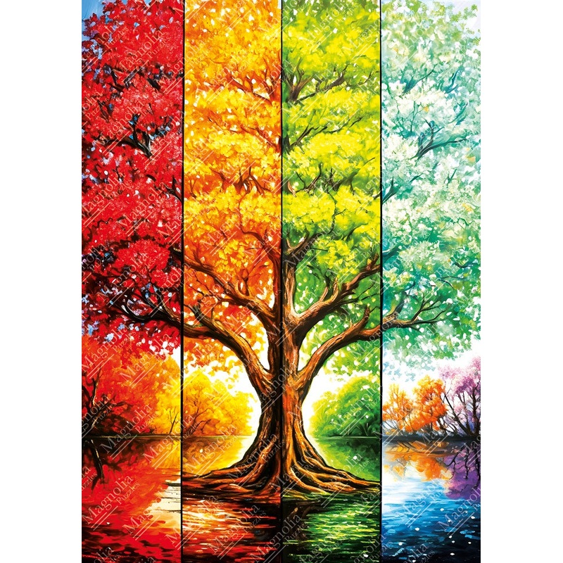 1000pc Tree in Autumn Elif Hurdogan Special Edition Jigsaw Puzzle