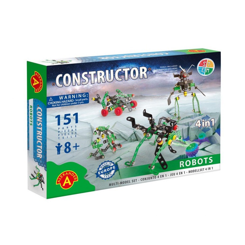 151pc Robots 4-in-1 Constructor Kit