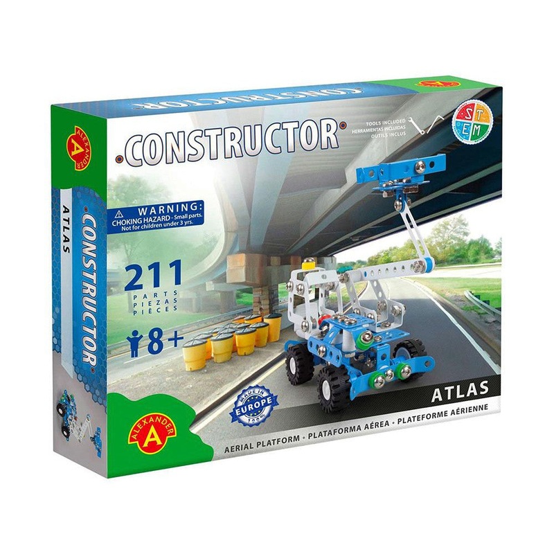 211pc Atlas Platform Truck Constructor Kit