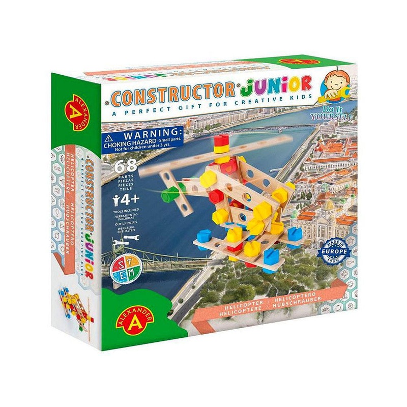 68pc Junior Helicopter Constructor Kit