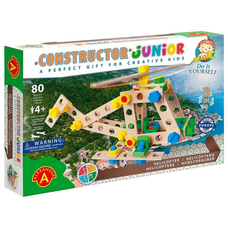 80pc Junior Helicopter Constructor Kit