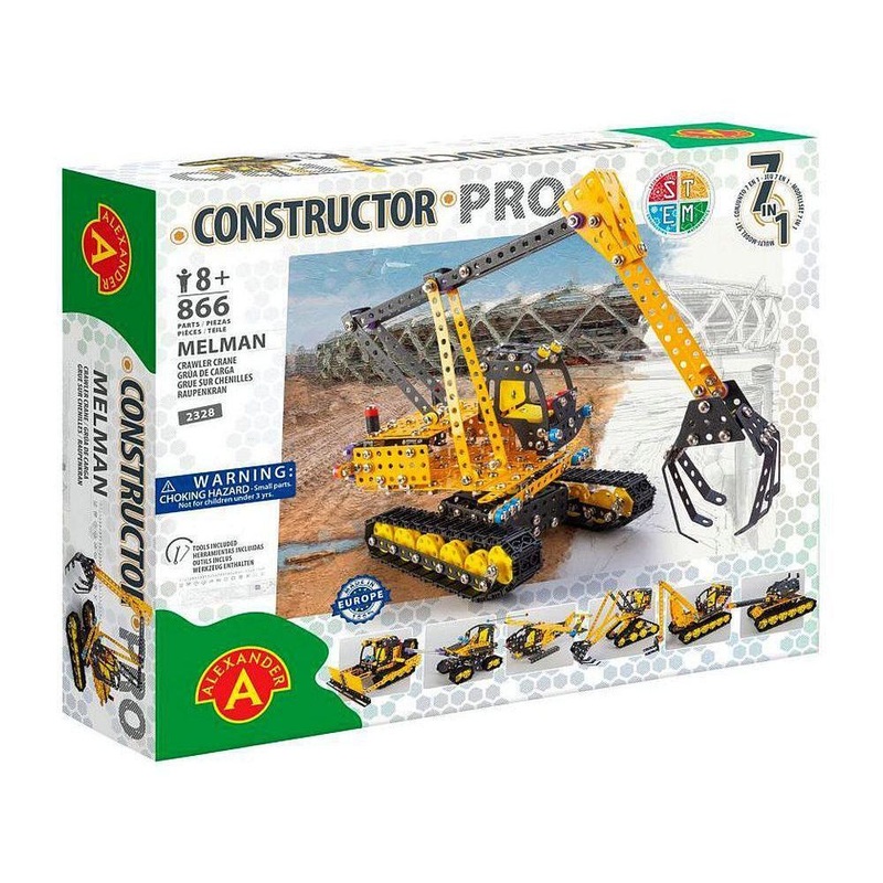 866pc Melman 7-in-1 Set Constructor Kit