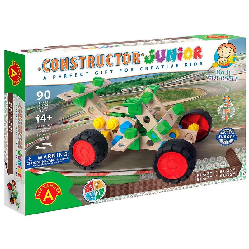90pc Junior Buggy 3-in-1 Constructor Kit