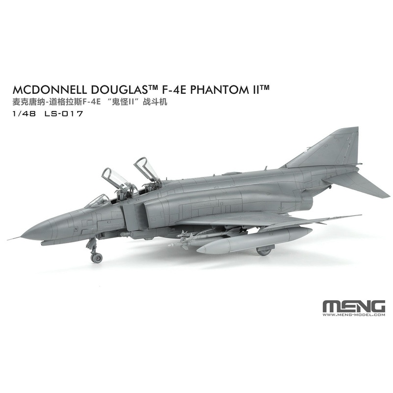 1/48 McDonnell Douglas F-4E Phantom II Plastic Model Kit