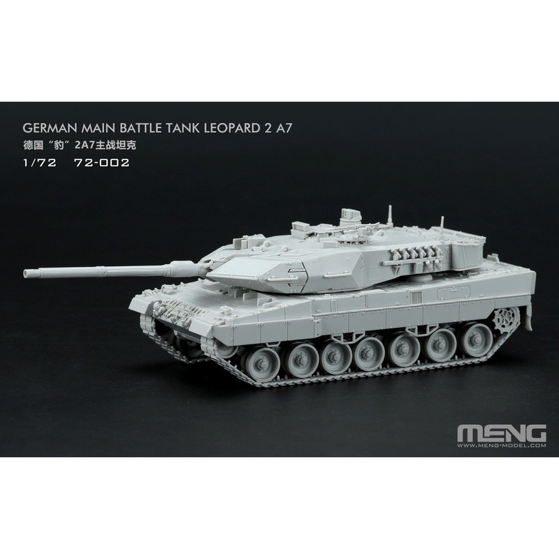 1/72 German Main Battle Tank Leopard 2 A7 Plastic Model Kit