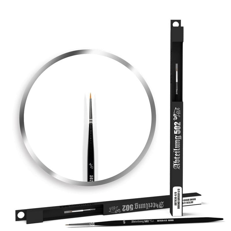 Abteilung 502 Deluxe Brushes – Round Brush 4/0