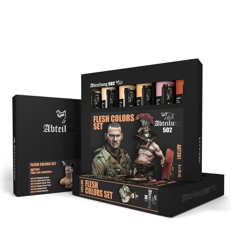 Abteilung 502 Oil Sets – Flesh Colors Set
