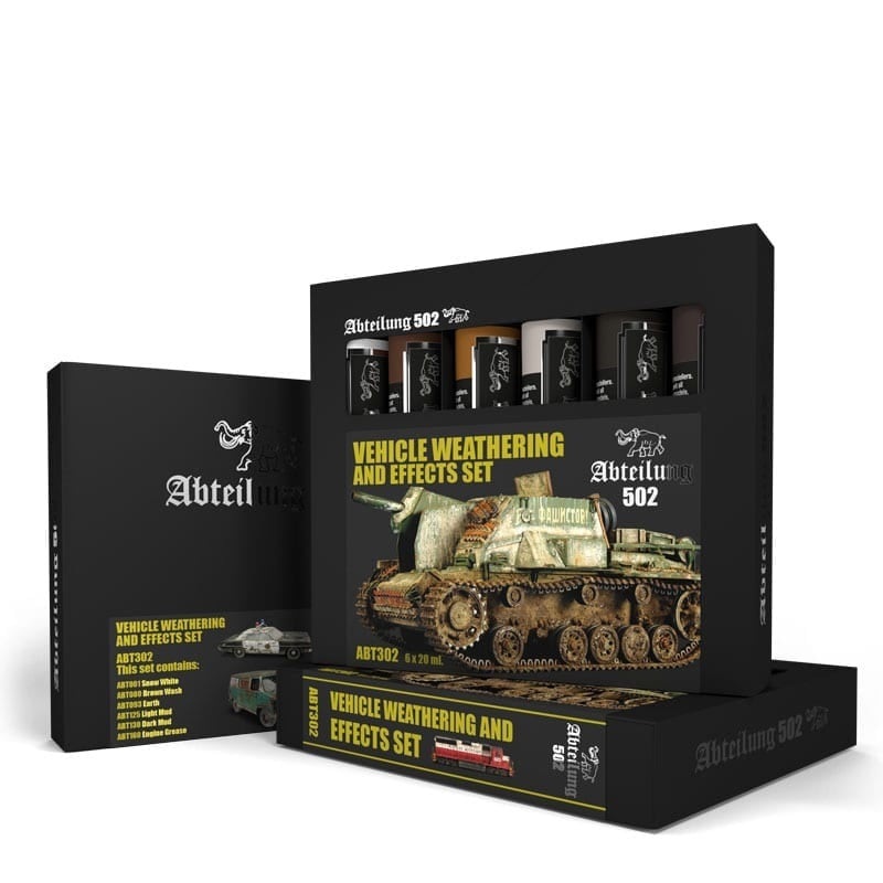 Abteilung 502 Oil Sets – Vehicle Weathering and Effects Set