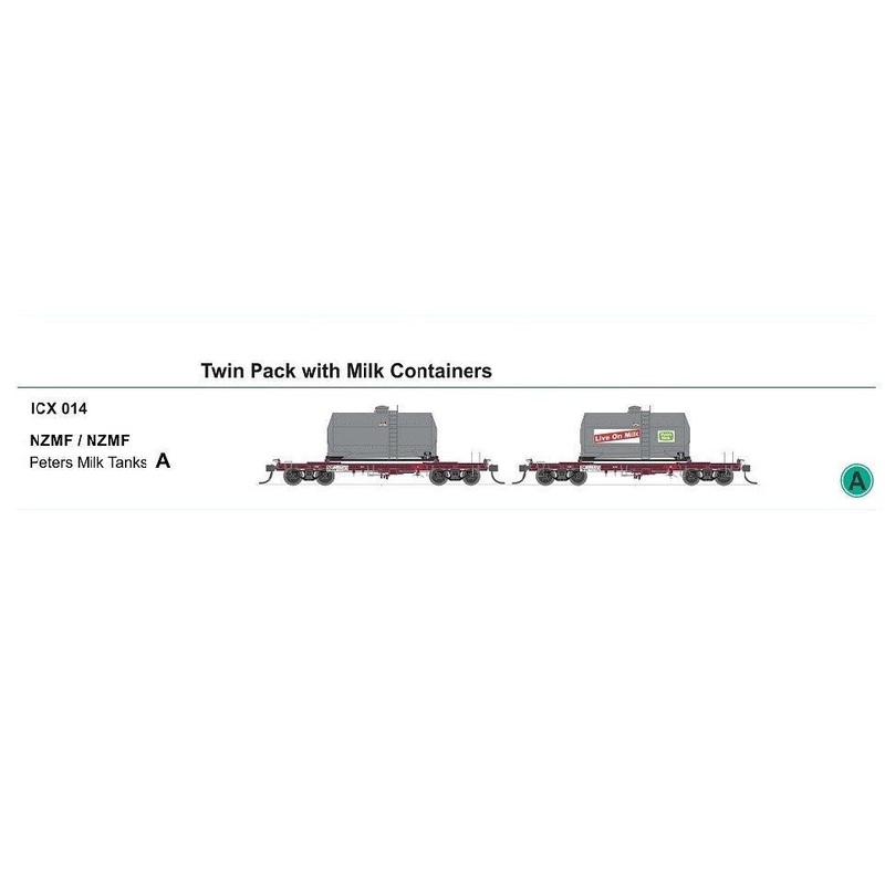 HO ICX014 Twin Pack NZMF/NZMF Peters Milk Tanks A