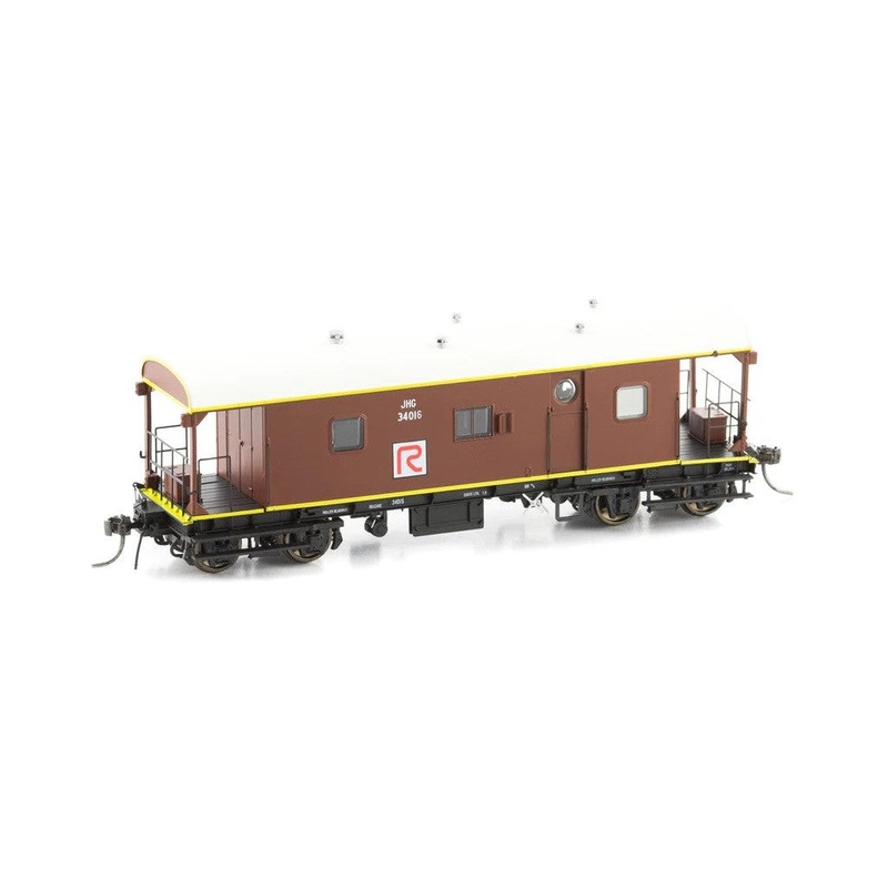 HO JHG Red R 34016 Guards Van