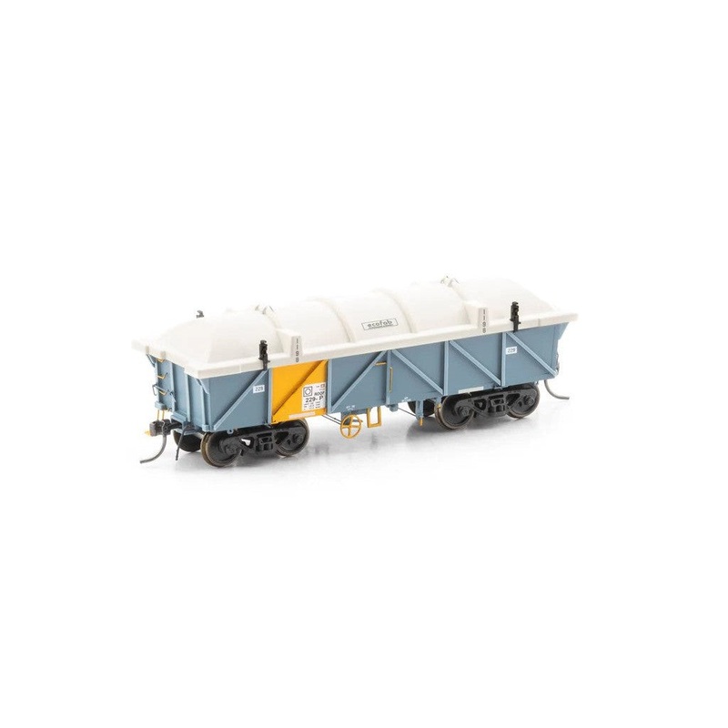 HO SOC120 ROQF NRC Grey Pack C with Wagon Covers