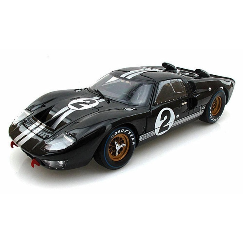 1/18 #2 1966 GT40 Mk II Black LeMans Winner