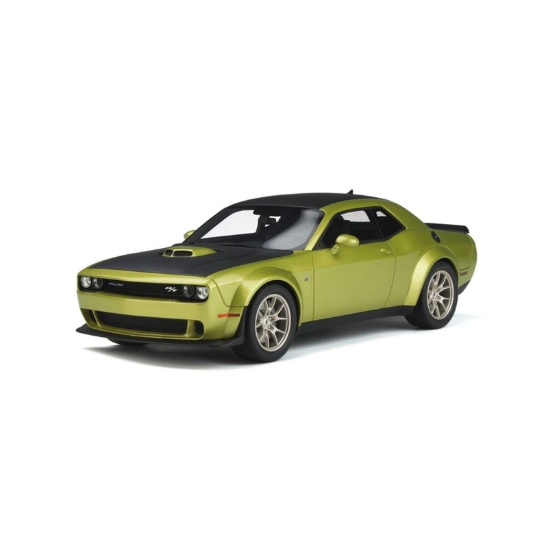1/18 Green Dodge Challenger R/T Scat Pack Wide Body 50th Anniversary