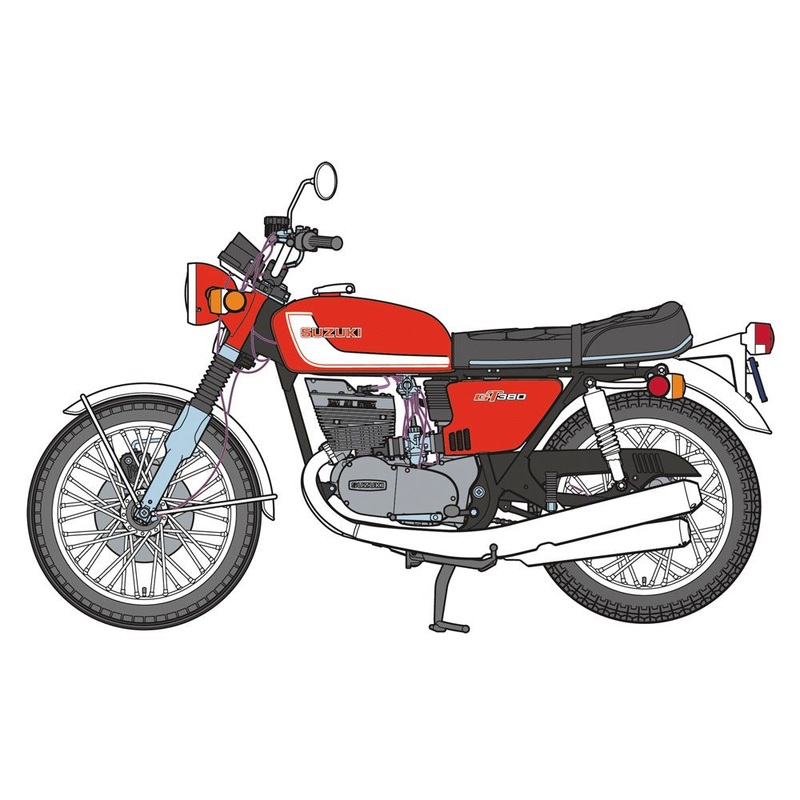 1/12 Suzuki GT380 B ”Red Color”