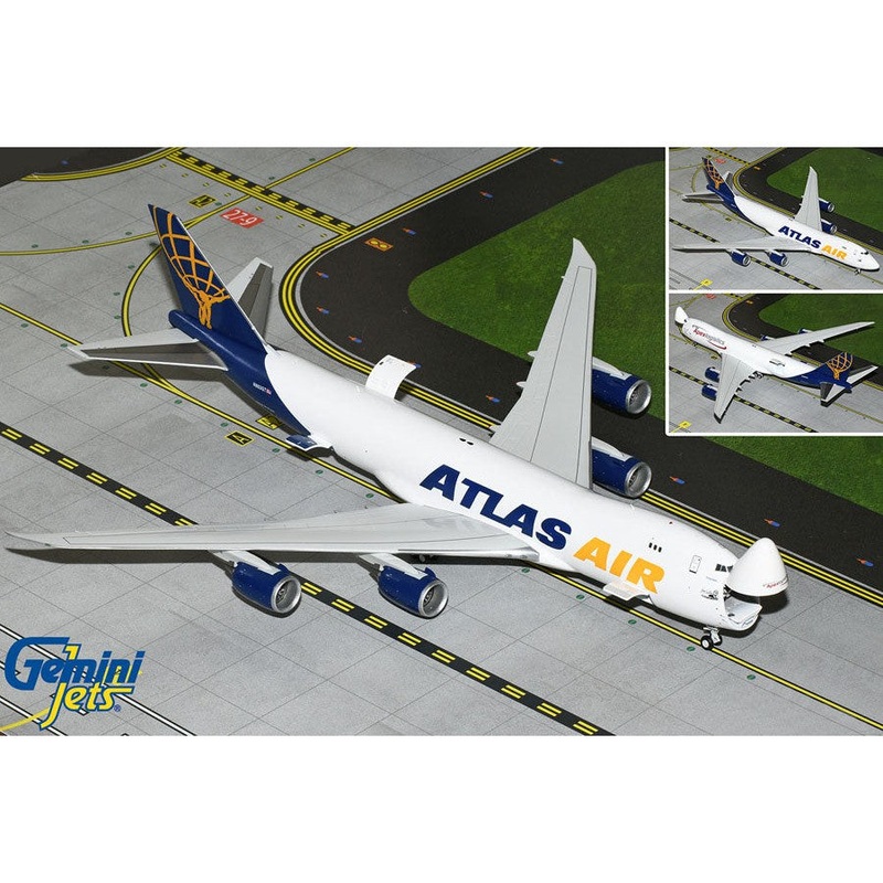 1/200 Atlas Air/Apex Logistics B747-8F N863GT (Interactive Series)