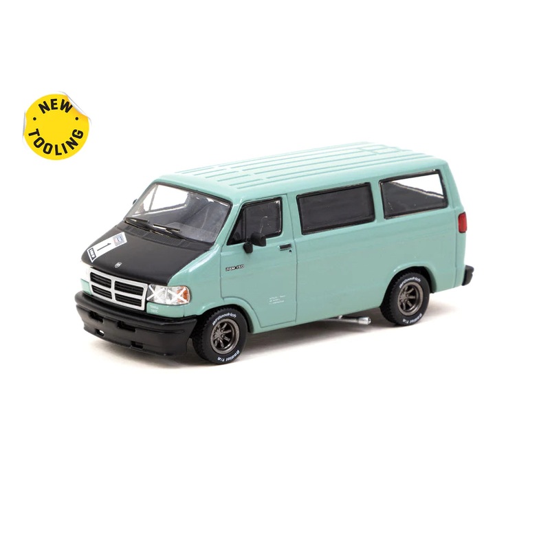 1/64 Dodge Van Light Green – Brand New Tooling