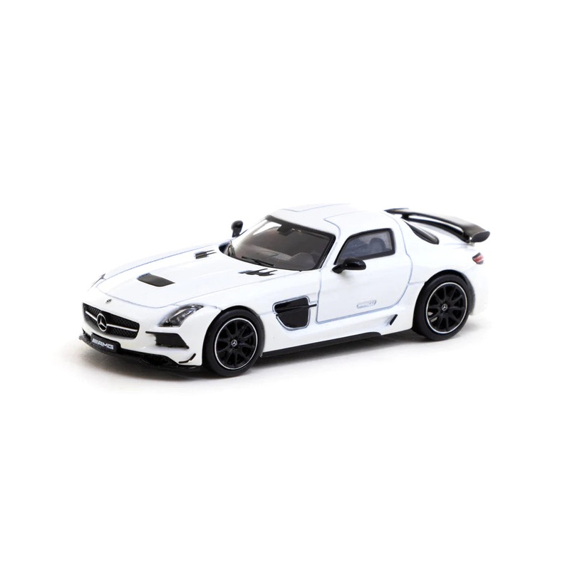1/64 Mercedes-Benz SLS AMG Coup Black Series – White Metallic