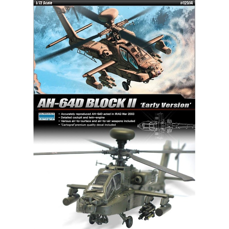 1/72 AH-64D Block II Apache