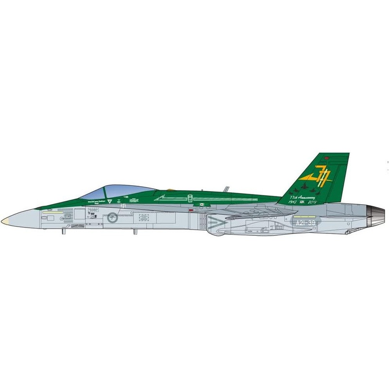 1/144 F/A-18A Hornet RAAF 77 SQN 77th Anniversary with Pylon & Weapons Pack