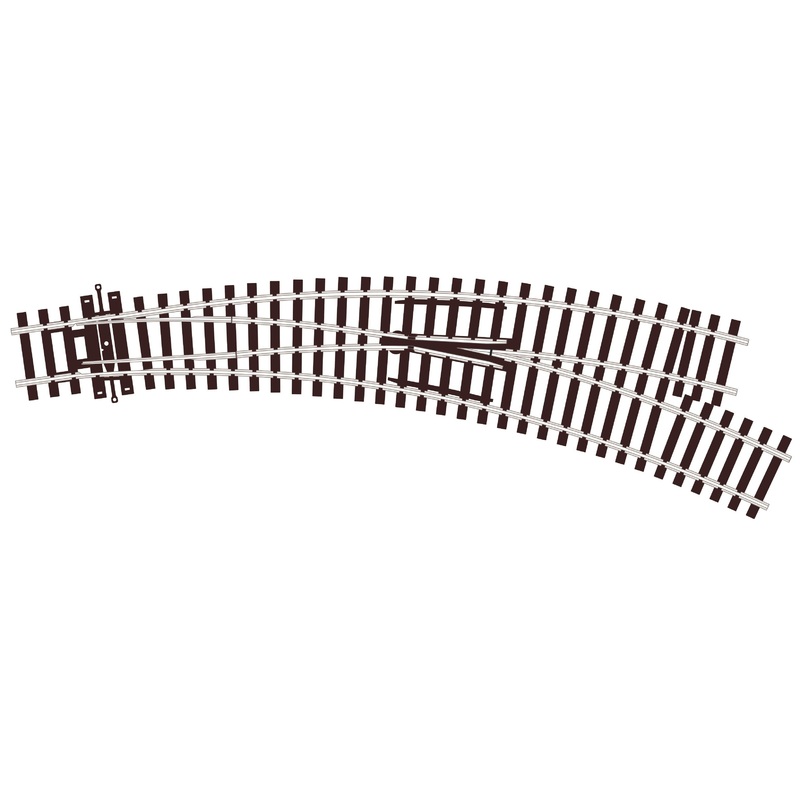 OO/HO Streamline Code 100 Unifrog Curved Small Radius Right Hand Turnout