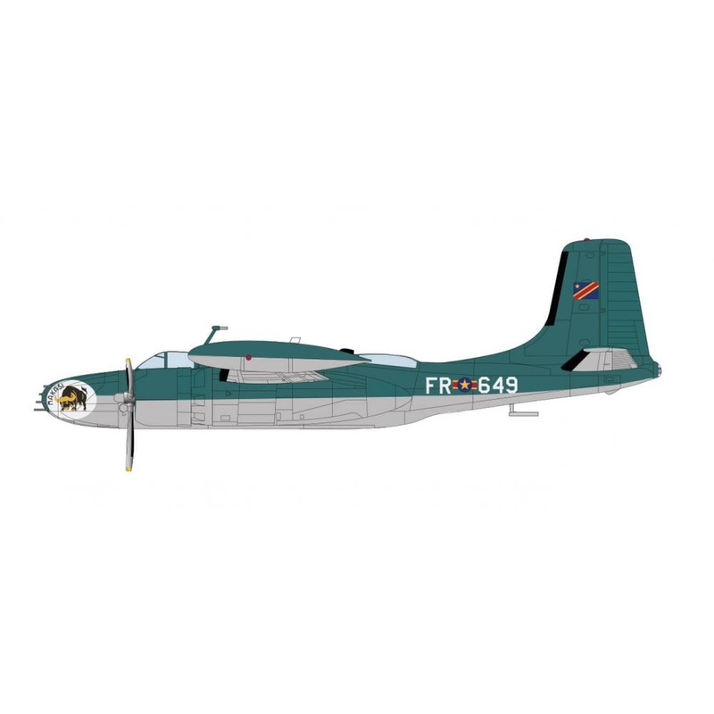 1/72B-26K Counter Invader 64-17649 Congolese Air Force Brazzaville 1965 4 x LAU Rocket Launchers)