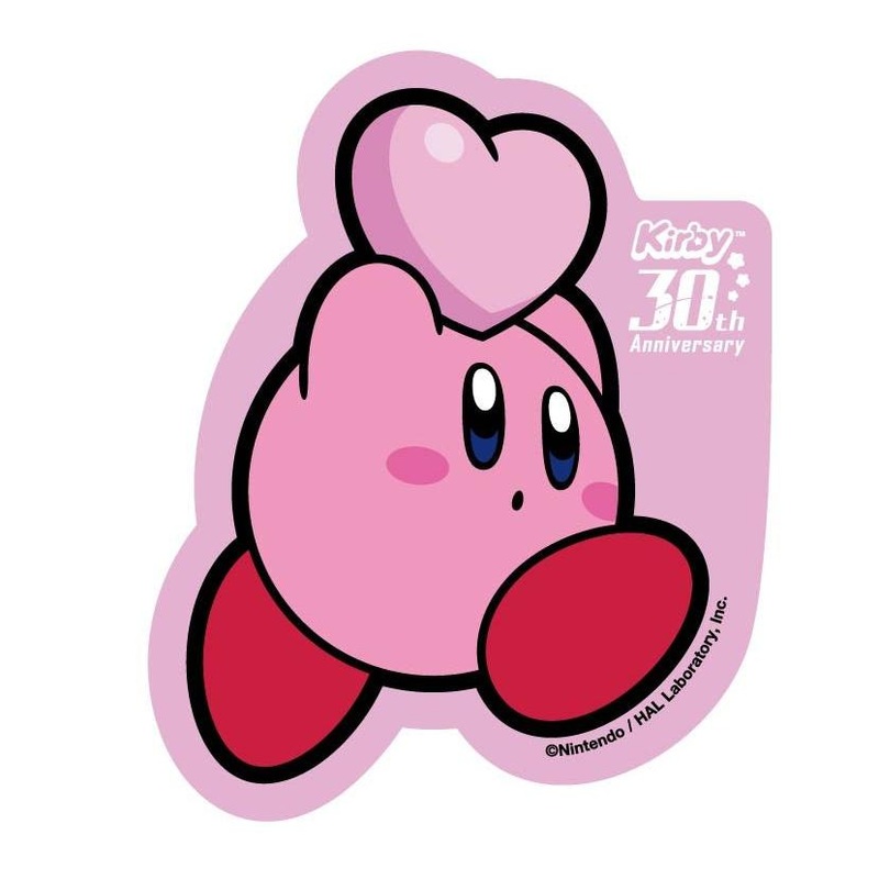 Kirby 30th Die-Cut Sticker (11) Friends Heart