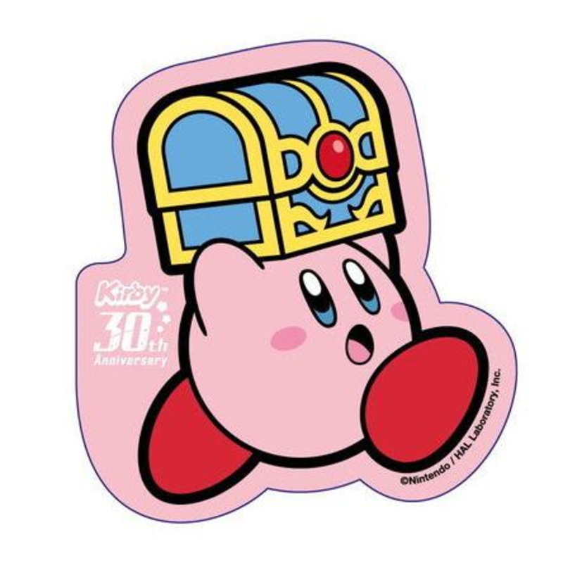 Kirby 30th Die-Cut Sticker (4) Treasure Battle