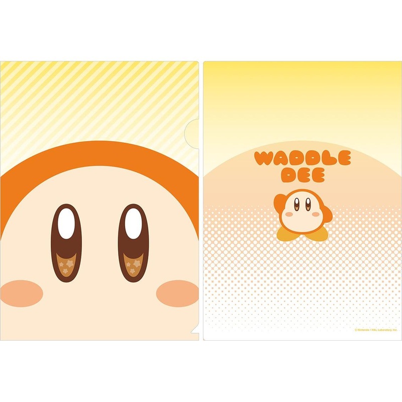 Kirby Pupupu Face Clear File (2) Waddle Dee