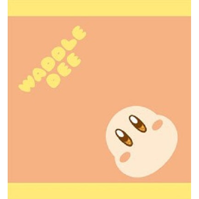 Kirby Pupupu Face Hand Towel (2) Waddle Dee