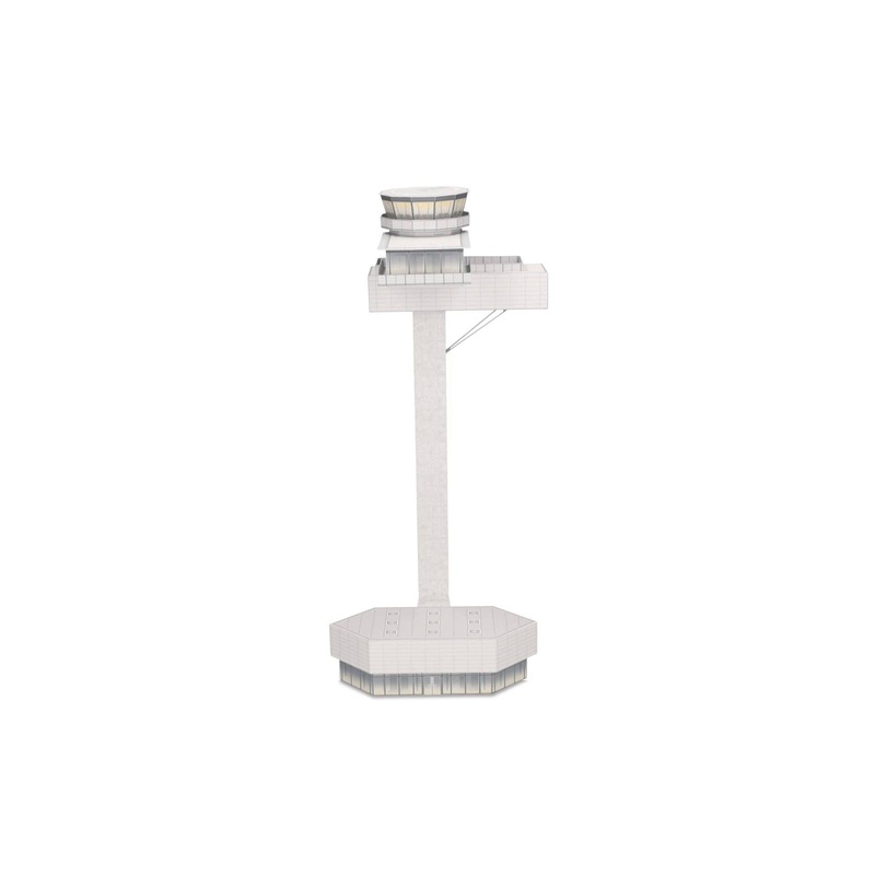 1/200 Airport Tower Cardboard Construction Kit