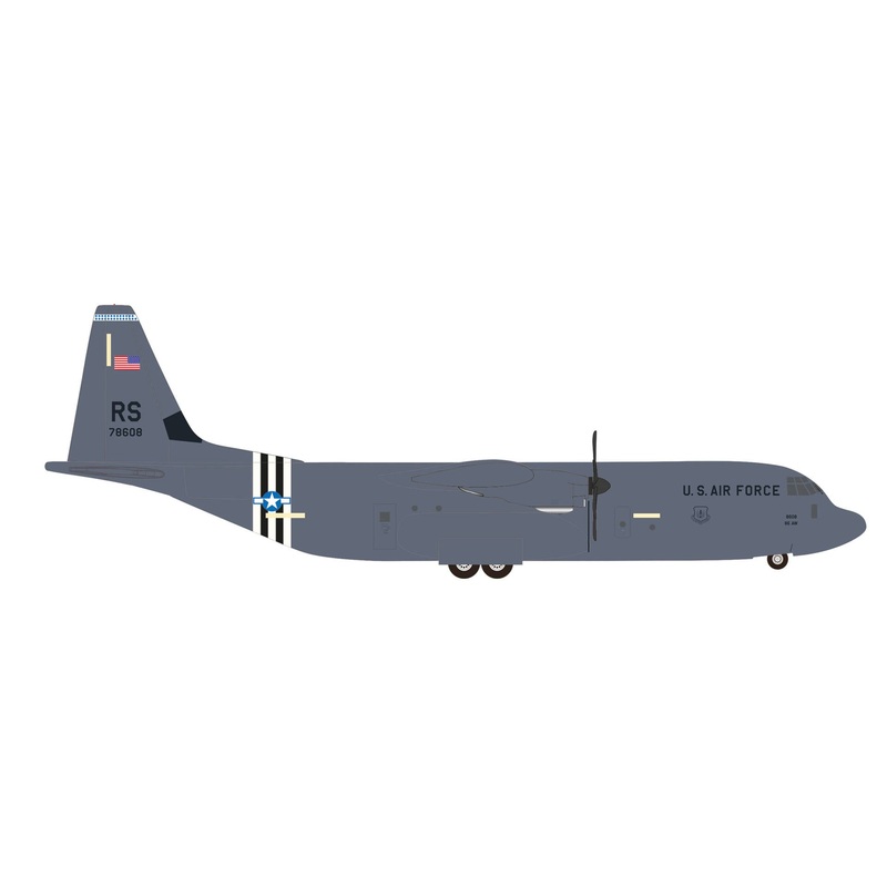 1/500 U.S. Air Force C-130J-30 Super Hercules  37th Airlift Sqn Ramstein