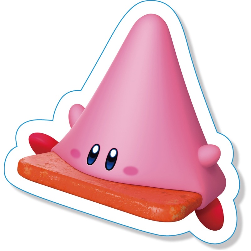 Kirby Die-Cut Sticker Mini (3) Three-Cornered Sticker